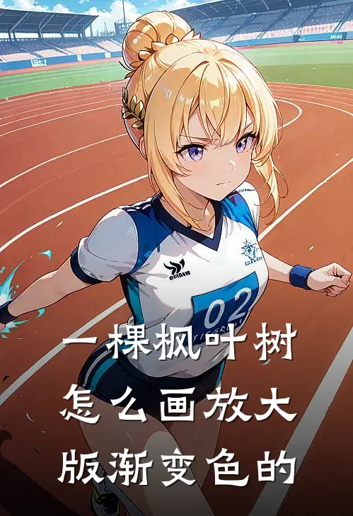 一棵枫叶树怎么画放大版渐变色的